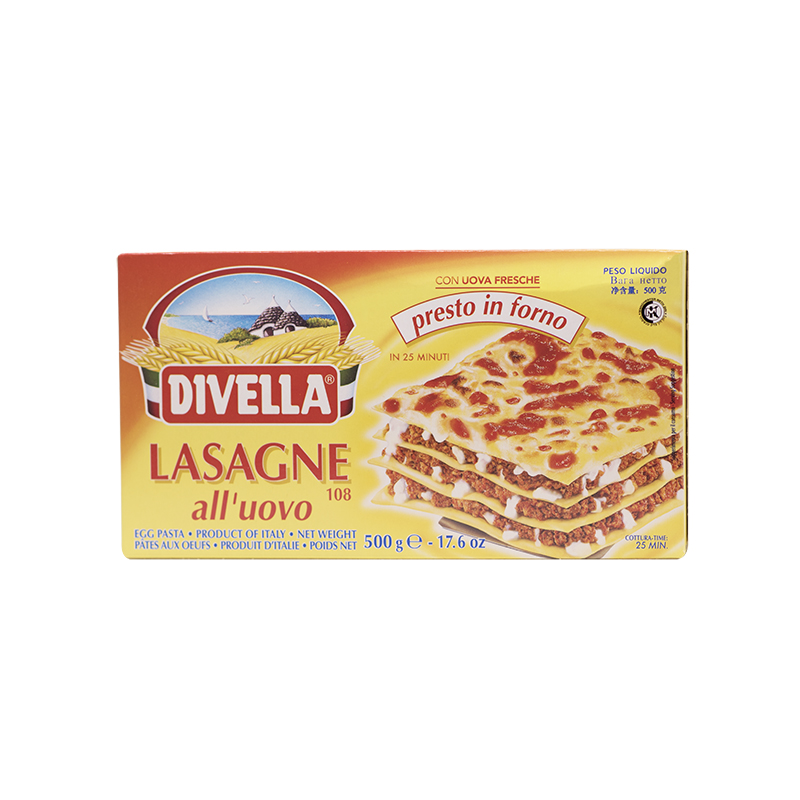 Mì lá Divella Lasagne số 108