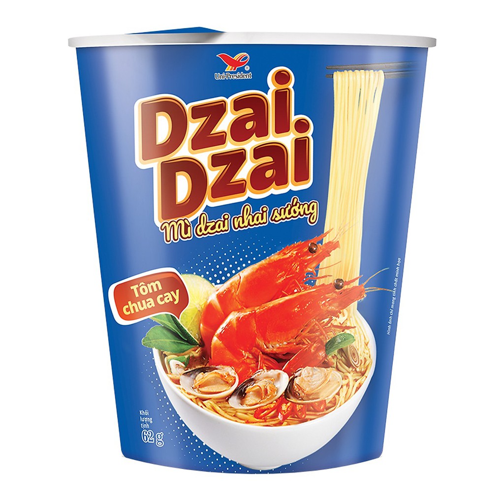 Mì Dzai Dzai Bò Rau Thơm Thùng 24 Ly
