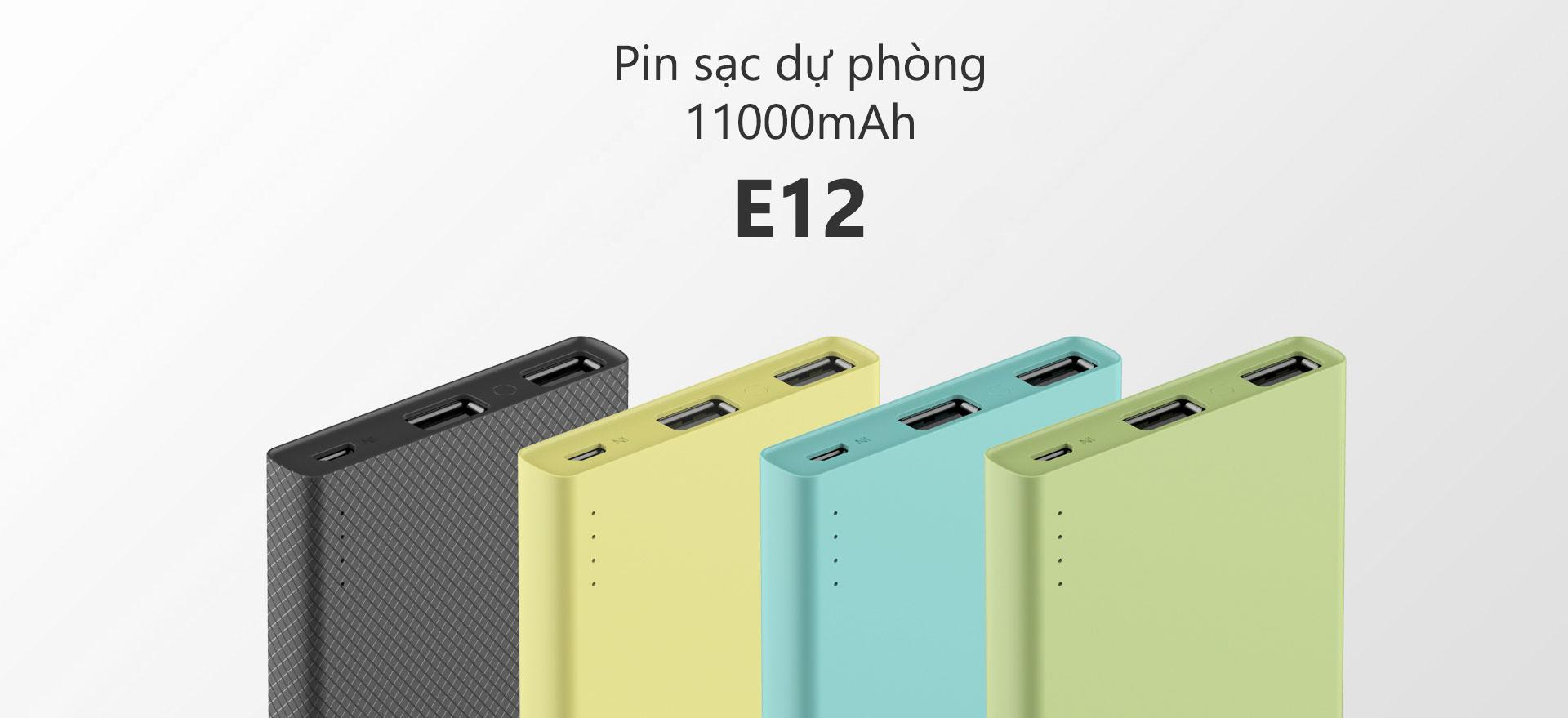 Sạc Dự Phòng Eloop E12 11.000mAh