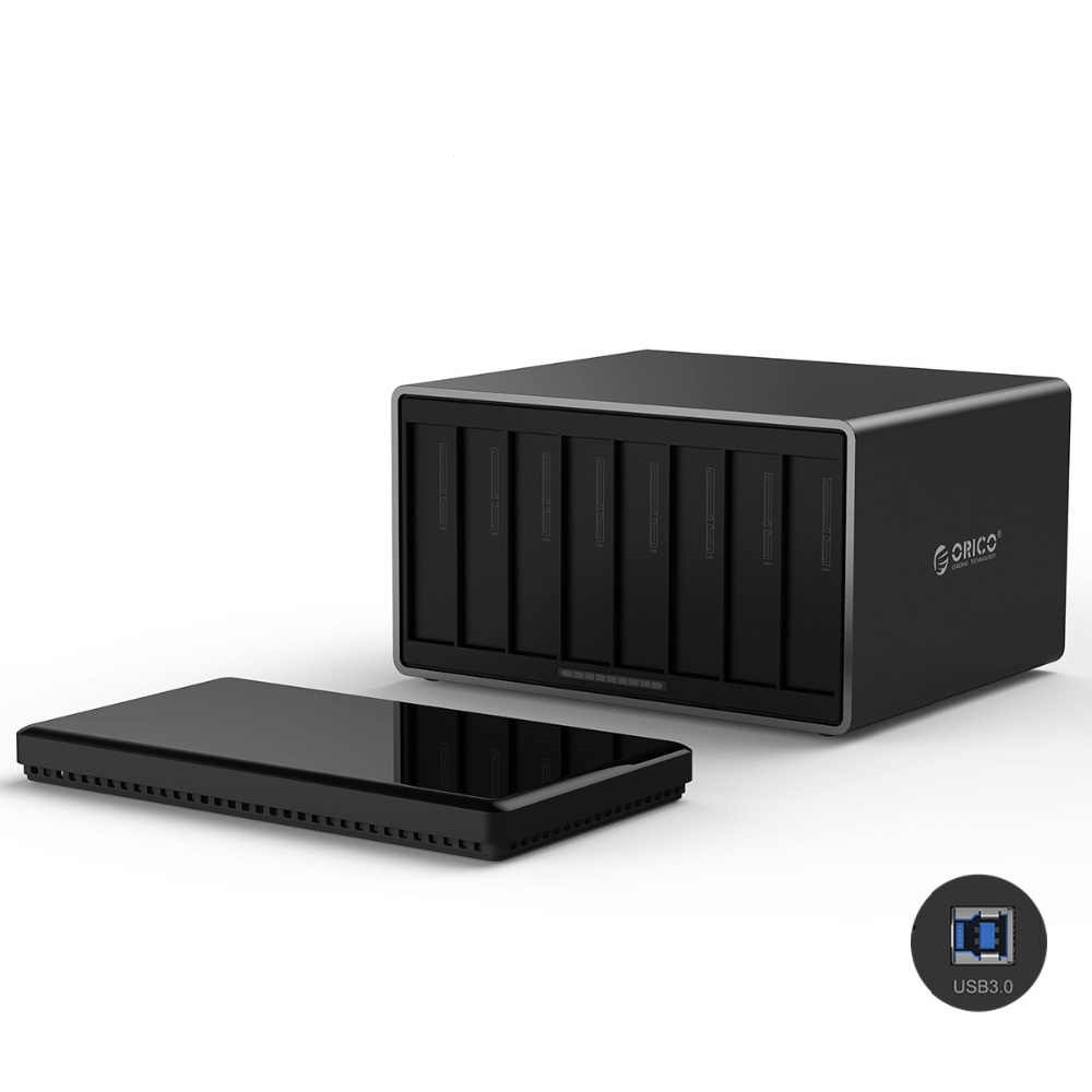 Box 8 ổ cứng 3.5 inch Orico NS800U3