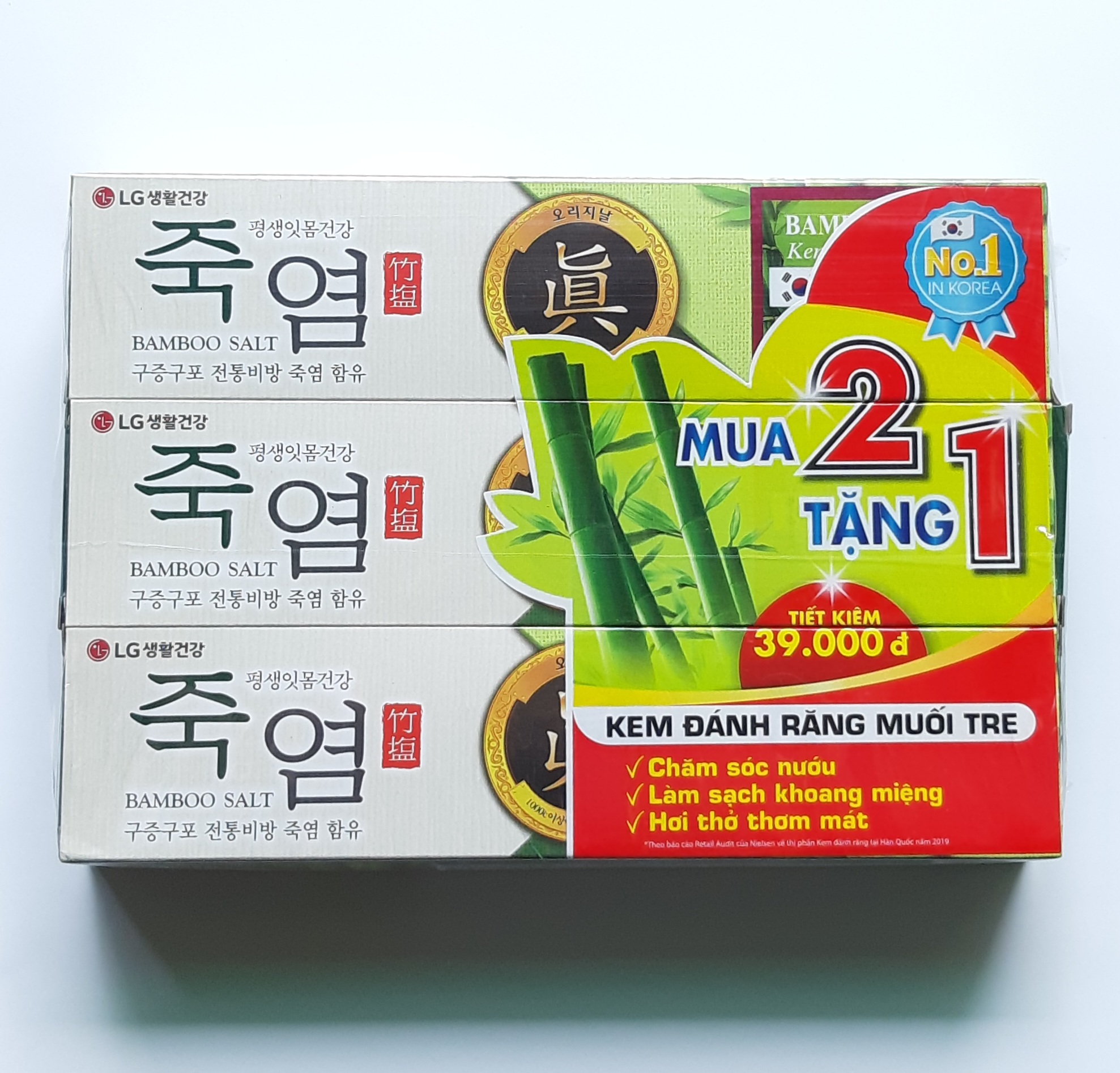 Kem đánh răng Bamboo Salt Oriental Herb