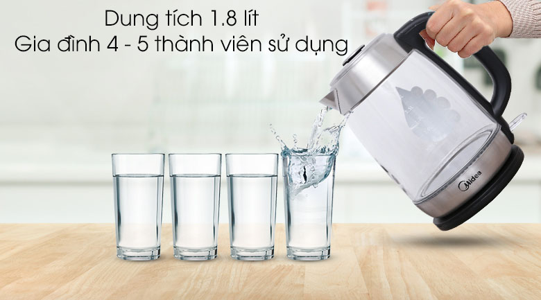 Ấm siêu tốc Midea MK-18GD 1.5L