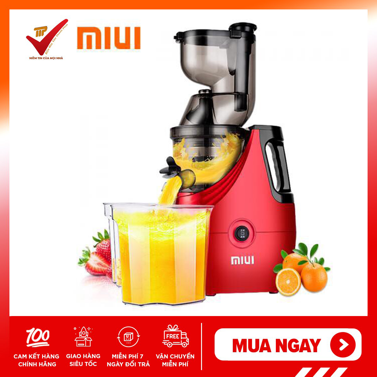 Máy ép trái cây tốc độ chậm Miui JE-B02B 150W