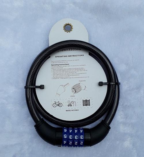 Khóa dây cáp TonYon mật khẩu TY4271