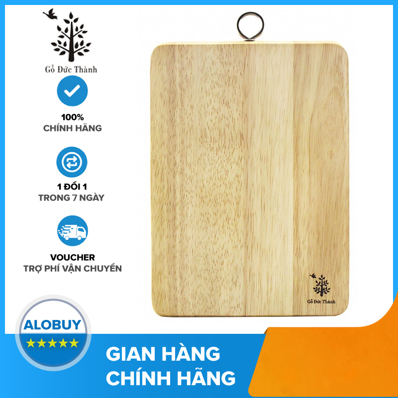 Thớt chữ nhật khoen 300 Gỗ Đức Thành 03071