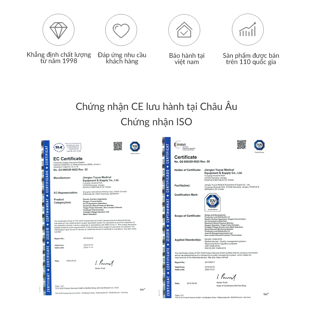 Máy xông khí dung Yuwell 405A