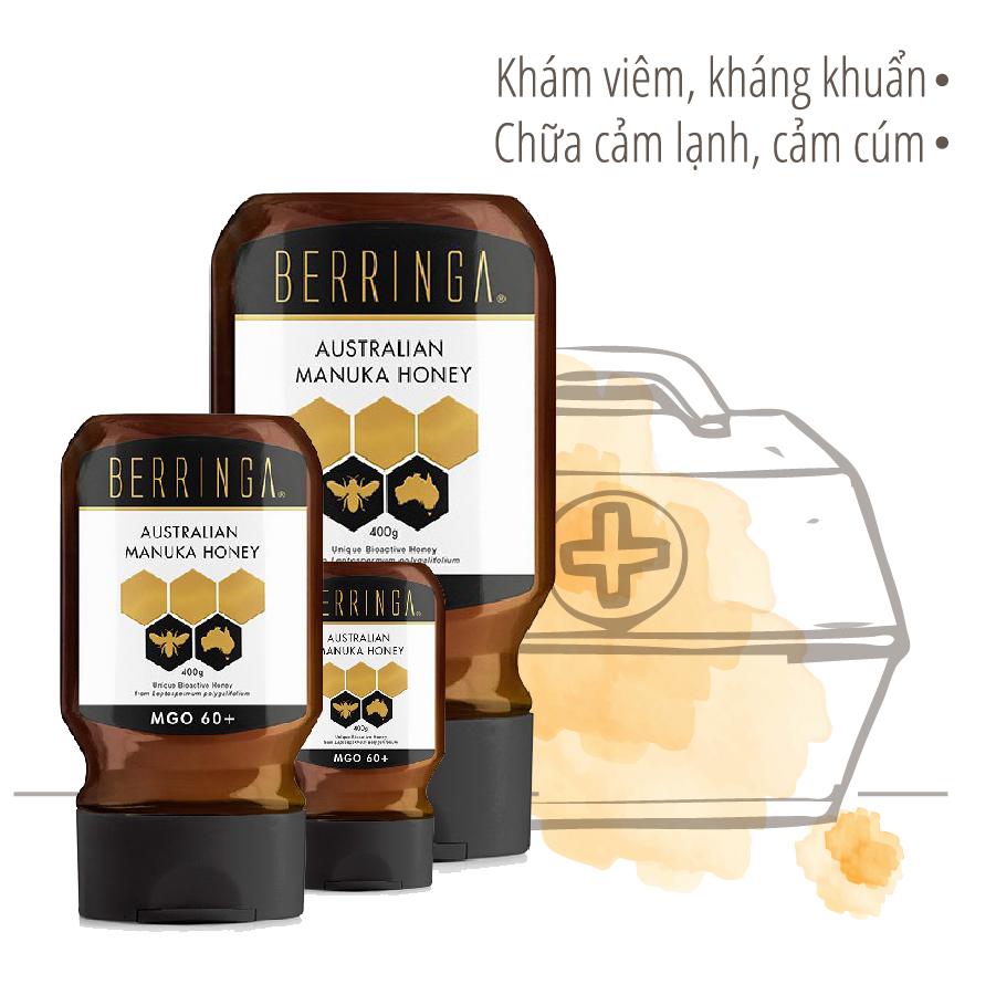 Mật ong Manuka Berringa MGO 60+ 400g