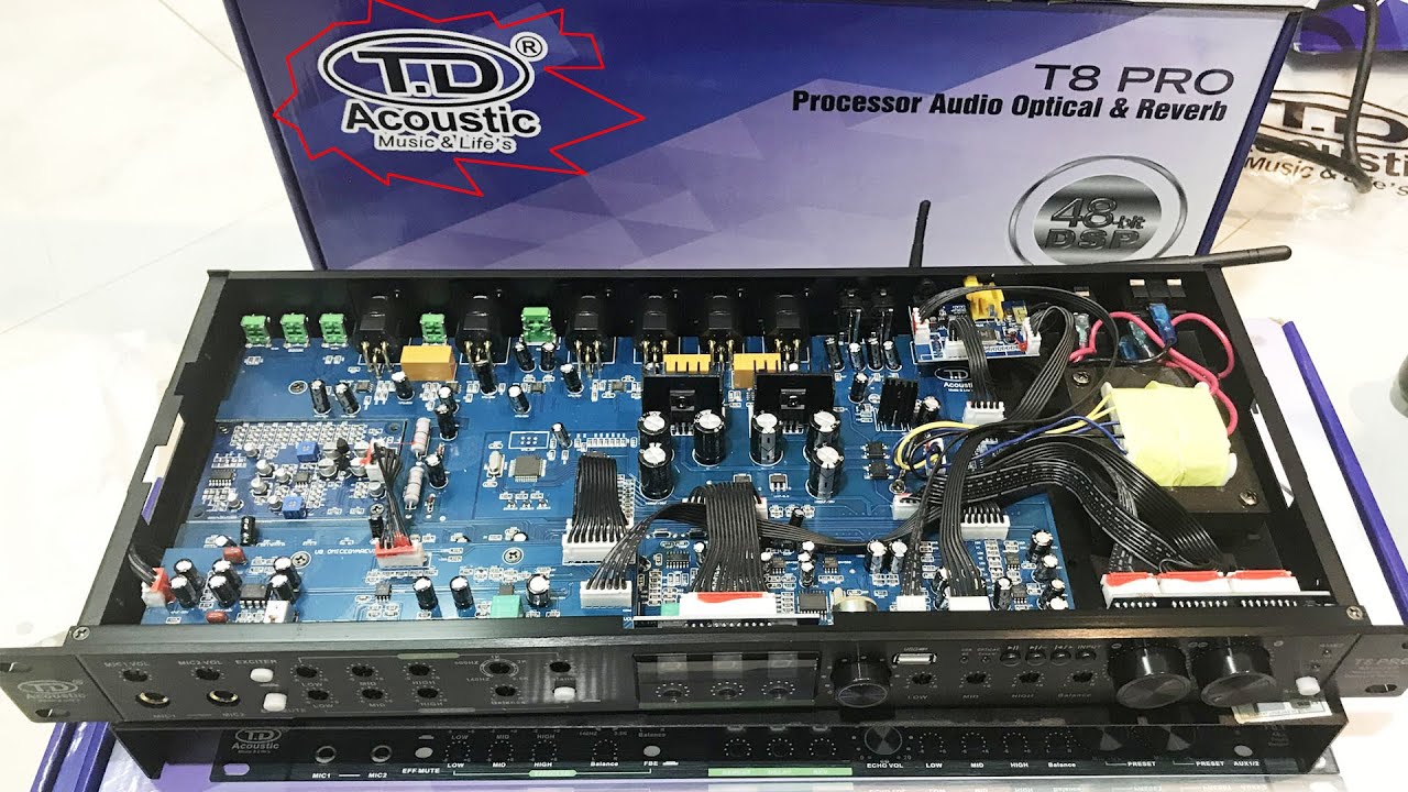 Vang cơ lai số TD ACOUSTIC T8 PRO/PLUS