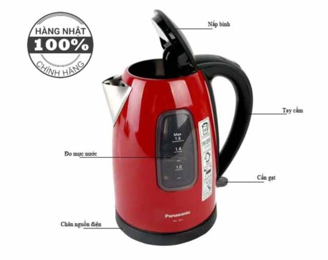 Ấm Đun Siêu Tốc Panasonic NC-SK1RRA 1.6L