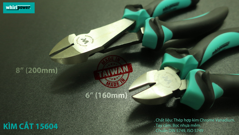 Kìm cắt Whirl Power 15604-21-200, 8"