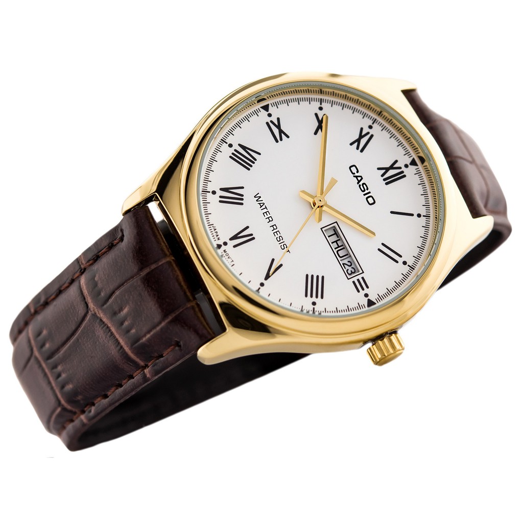 Đồng Hồ Kim Nam Dây Da Casio MTP-V006GL-7BUDF