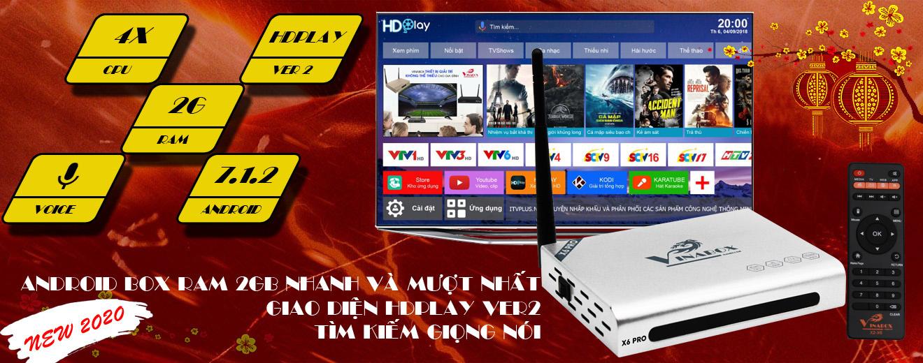 Android TV box VINABOX X6pro