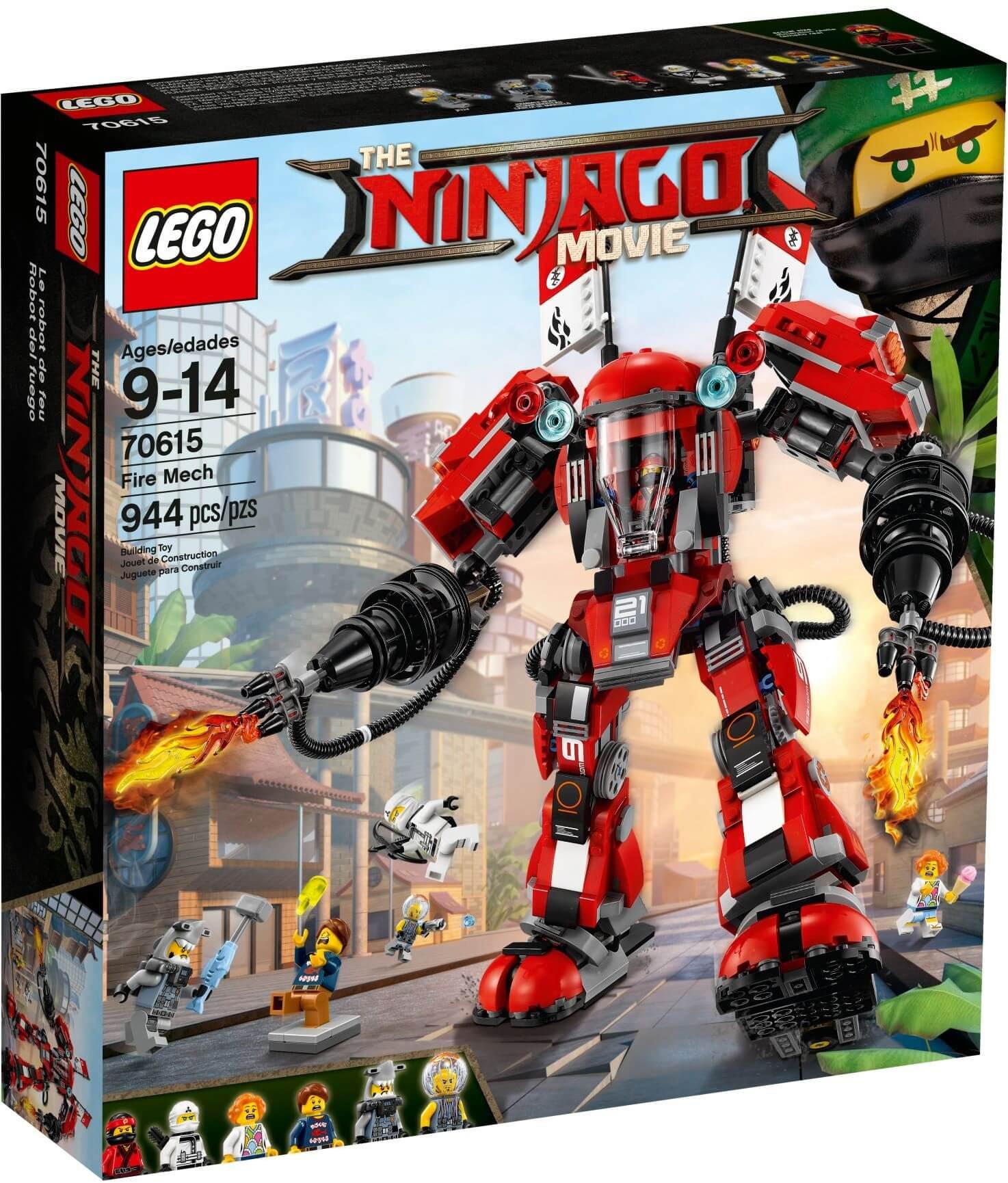 Đồ chơi người máy lửa Lego Ninjago 70615 (944 chi tiết)