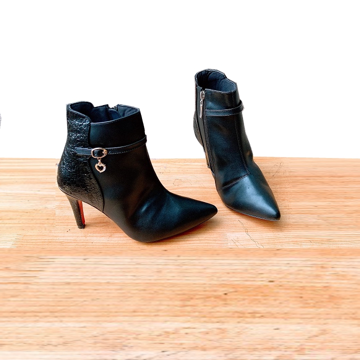 Giày Boot Nữ Cổ Thấp Rosata RO26