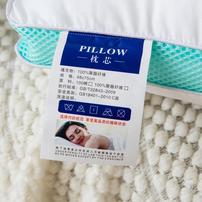 100% Cotton Gối Y Tế Kiểu Pháp 100% Cotton Ruột Gối Người Lớn Tại Khách Sạn Lông Vũ Gối Cổ Sinh Viên Gối Chống Có Thể Giặt Bằng Nước