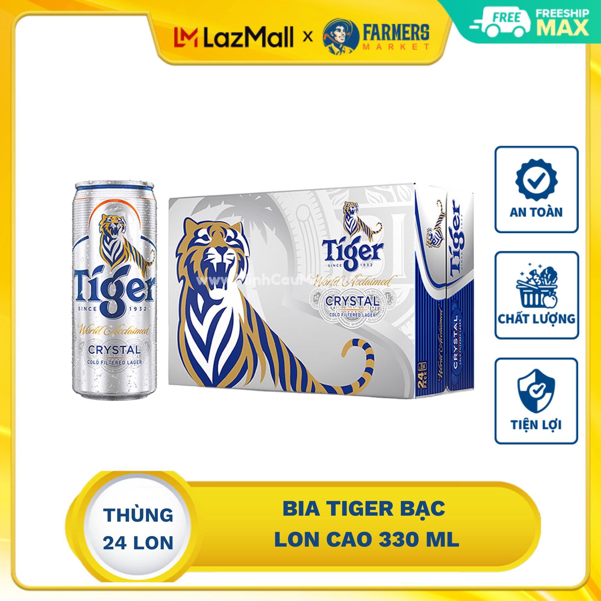 Giao H Ng To N Qu C Th Ng Lon Bia Tiger B C Lon Cao Ml Lazada Vn