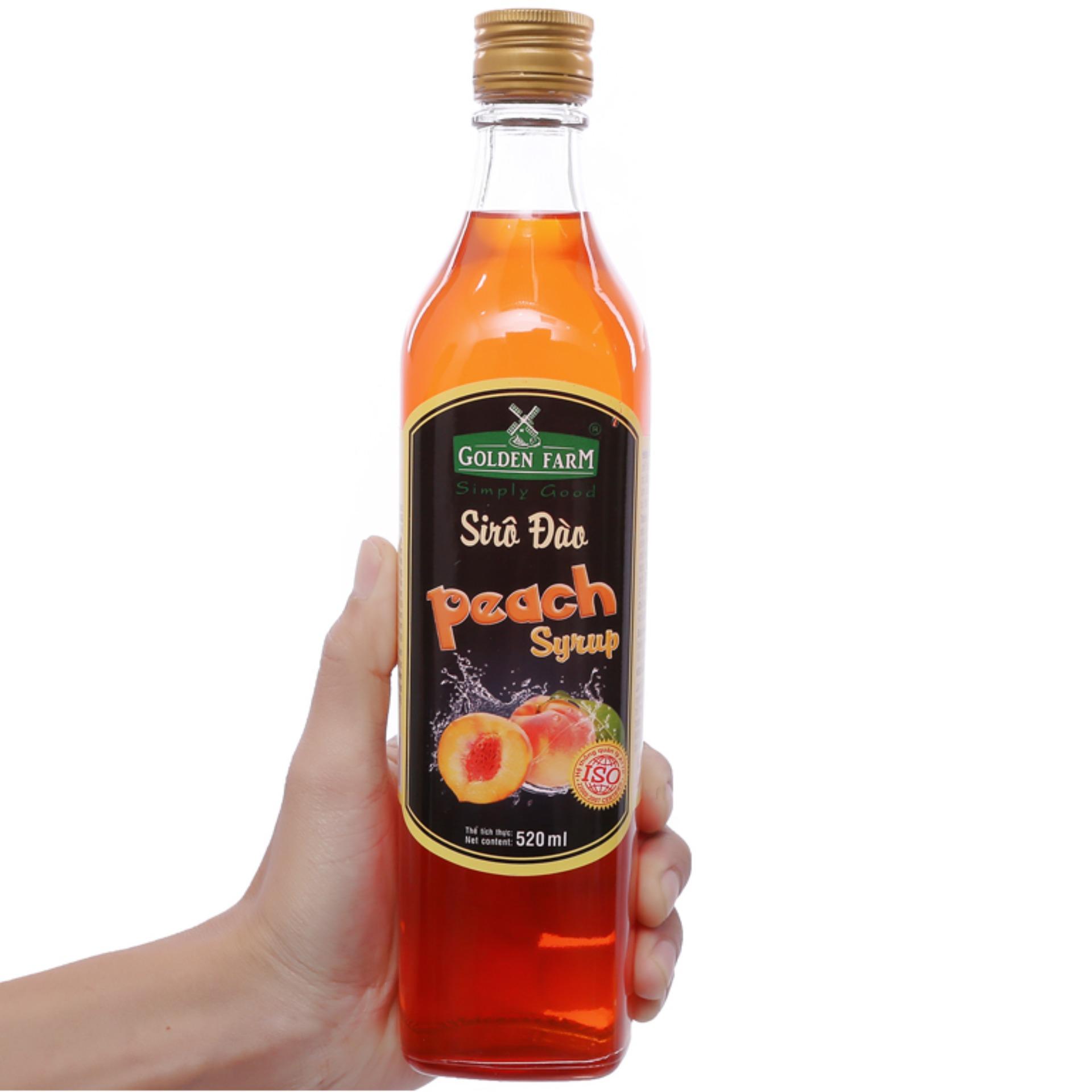 Sirô Golden Farm đào 520ml