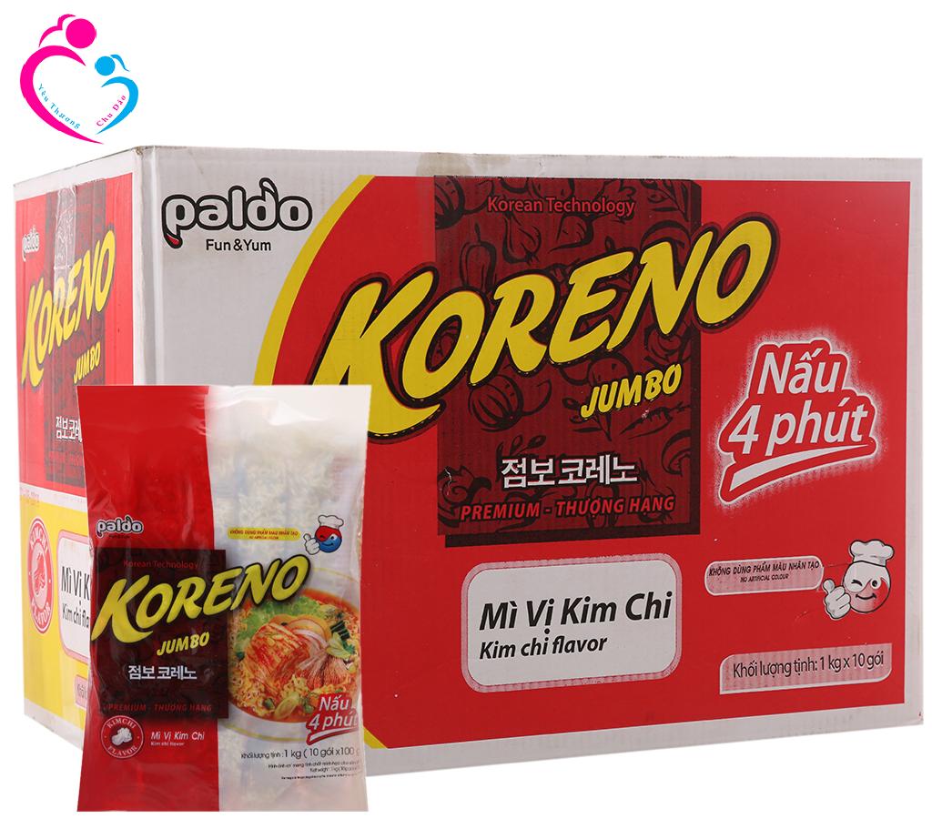 Mì Koreno kim chi 100g thùng 24 gói