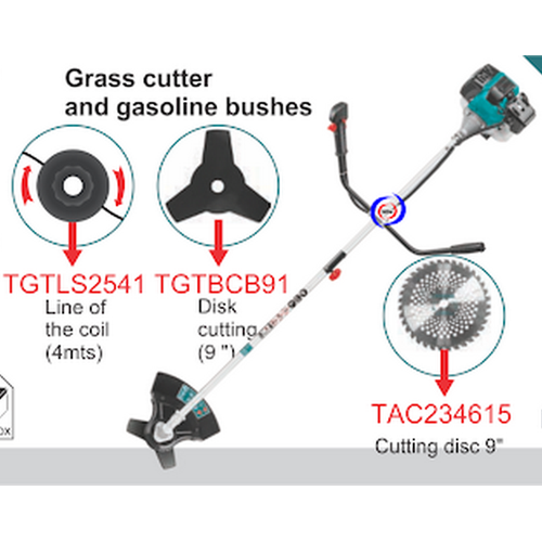 MÁY CẮT CỎ DÙNG XĂNG TOTAL TP445441