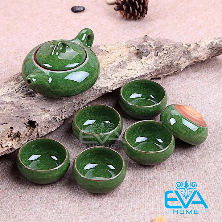 Ấm chén men ngọc