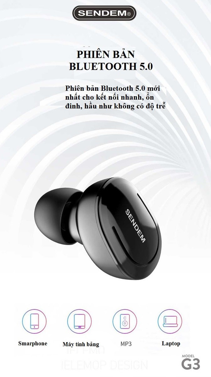 Tai Nghe Bluetooth Sendem G3