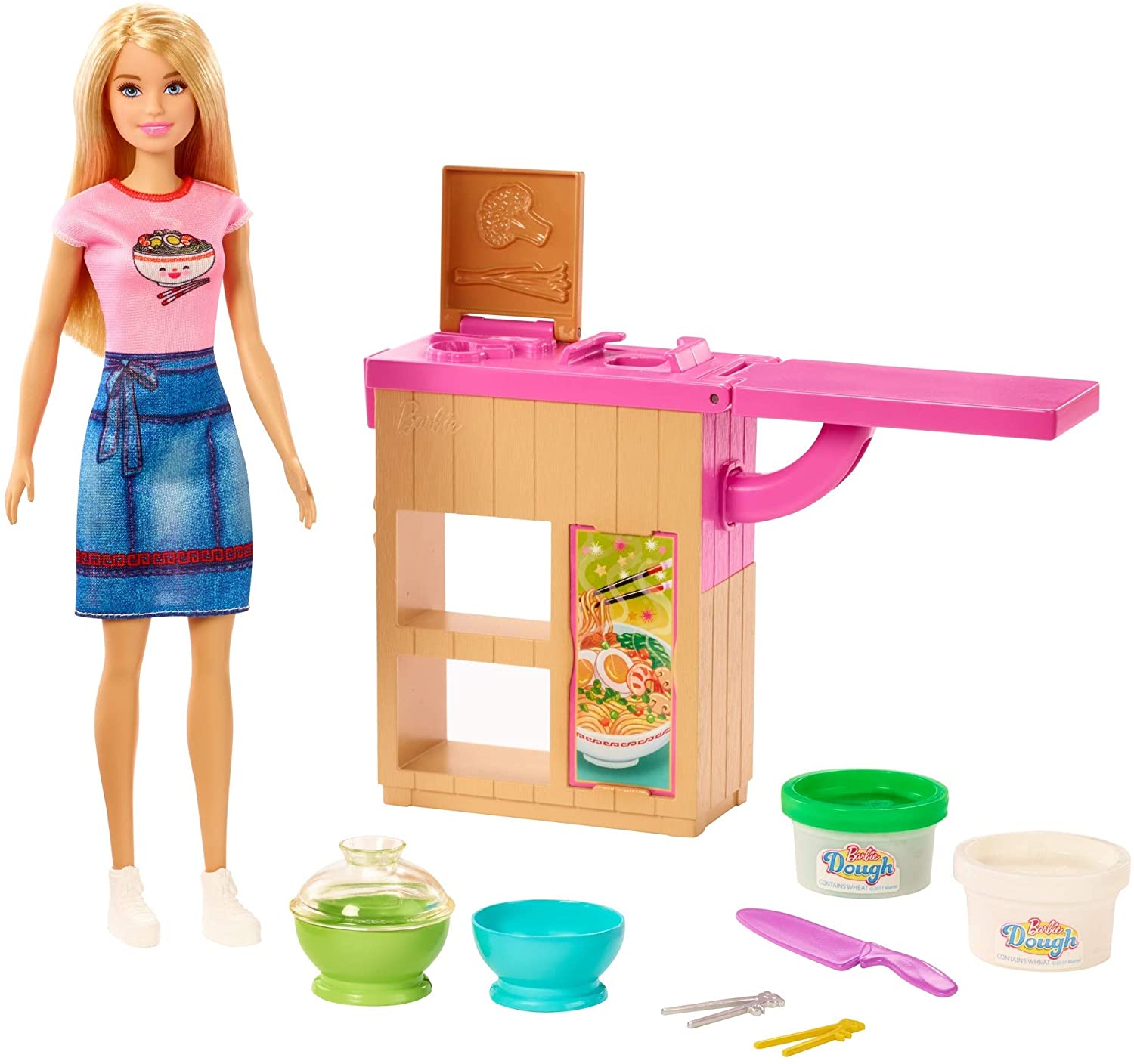Đồ chơi BARBIE - Cùng Barbie làm mỳ GHK43