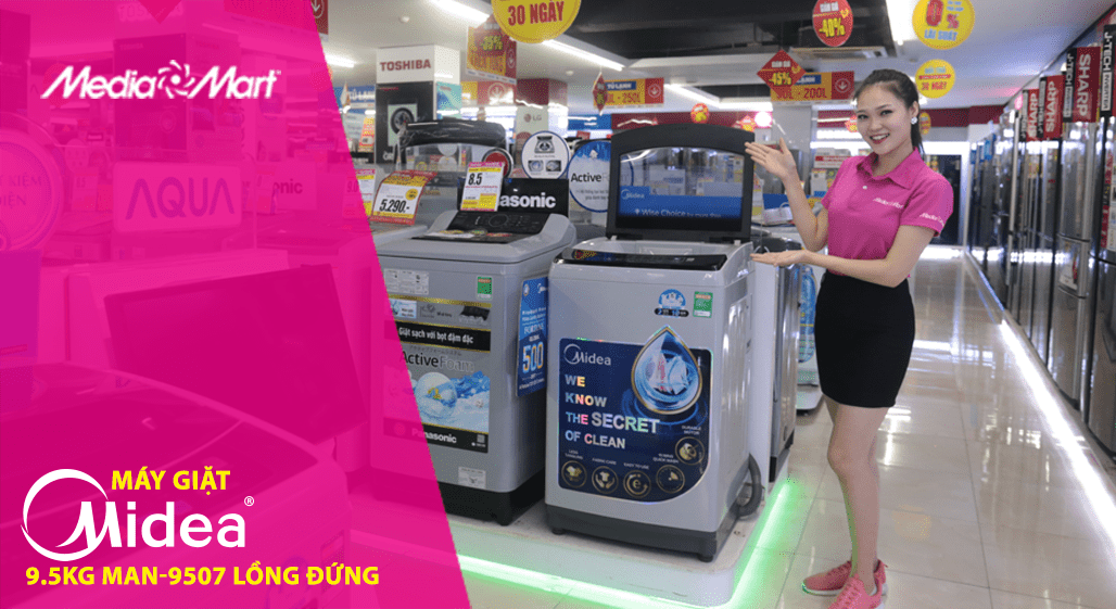 Máy giặt Midea MAN-9507 9.5Kg