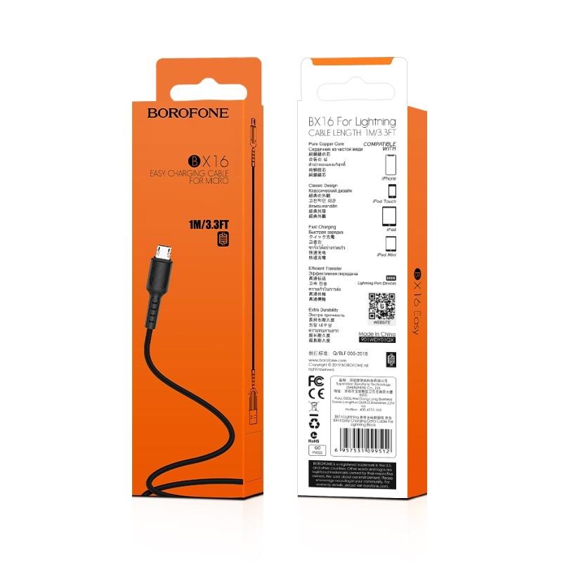 CÁP SẠC TYPE-C BOROFONE BX16