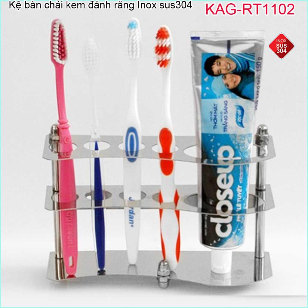 KỆ BÀN CHẢI KEM ĐÁNH RĂNG INOX ROCA KAG-RT1102