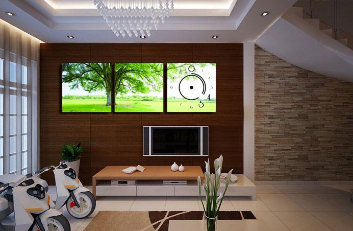 Bộ tranh đồng hồ Suemall NT1260
