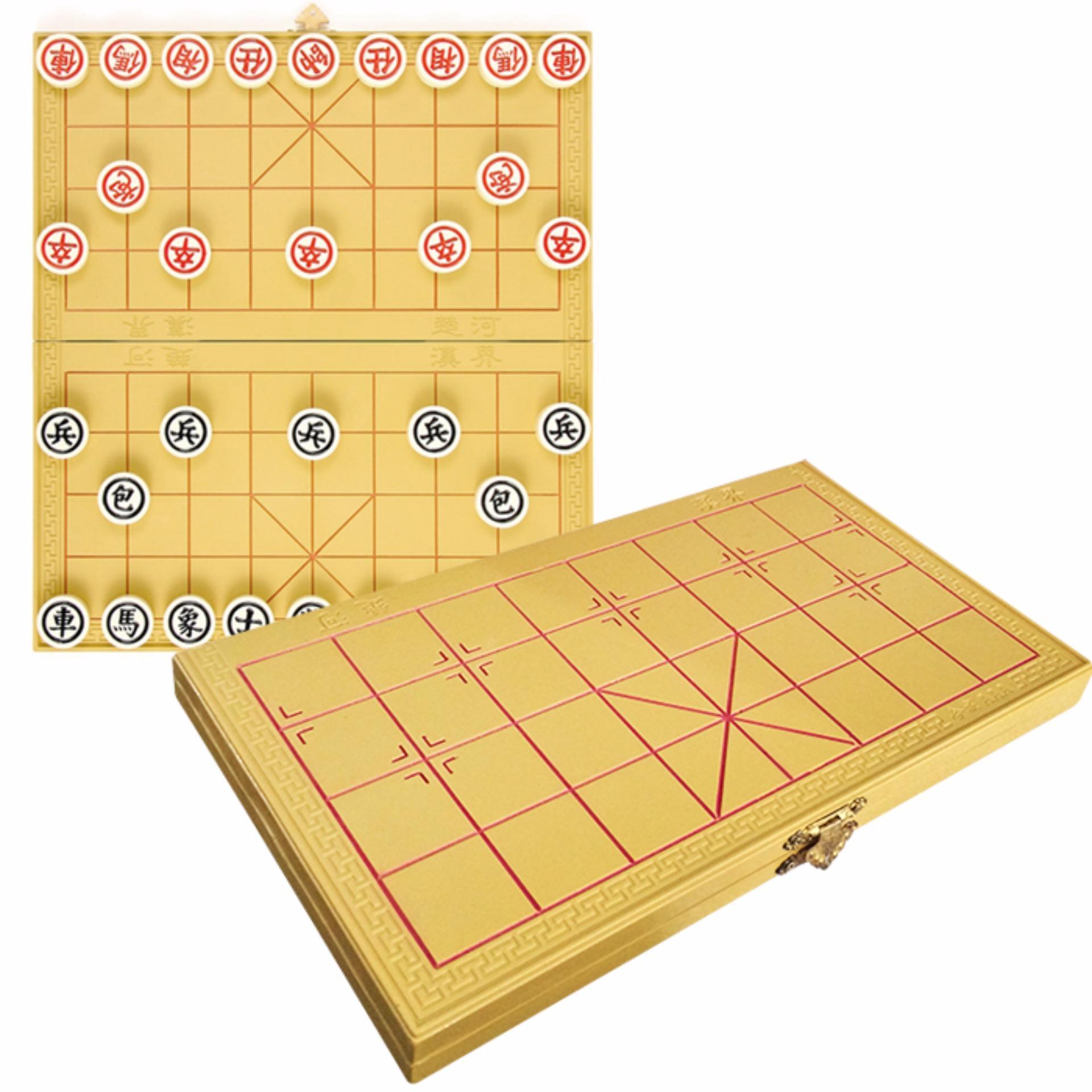 Bàn cờ tướng nhỏ kèm cờ