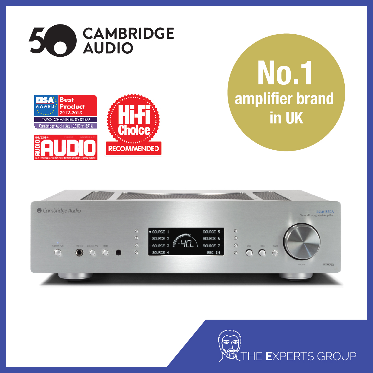 Amply Cambridge Audio Azur 851A