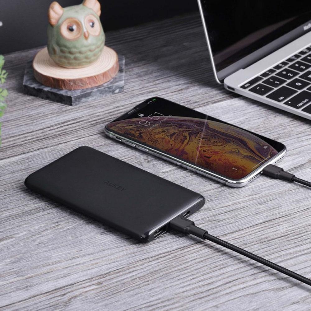 Cáp sạc Type-C sang Lightning Aukey CB-CL2