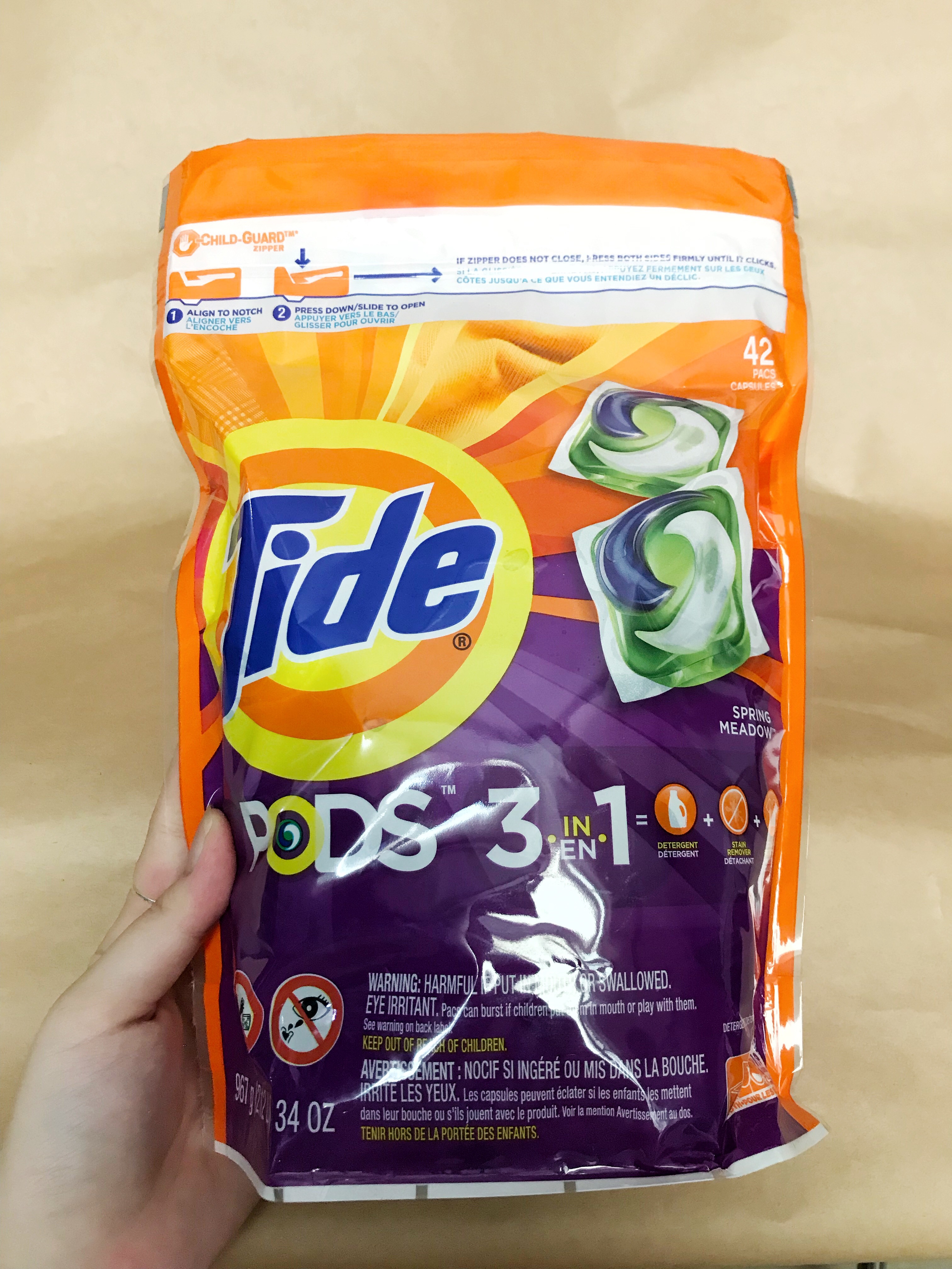 Viên giặt Tide Pods Spring Meadow 38 viên