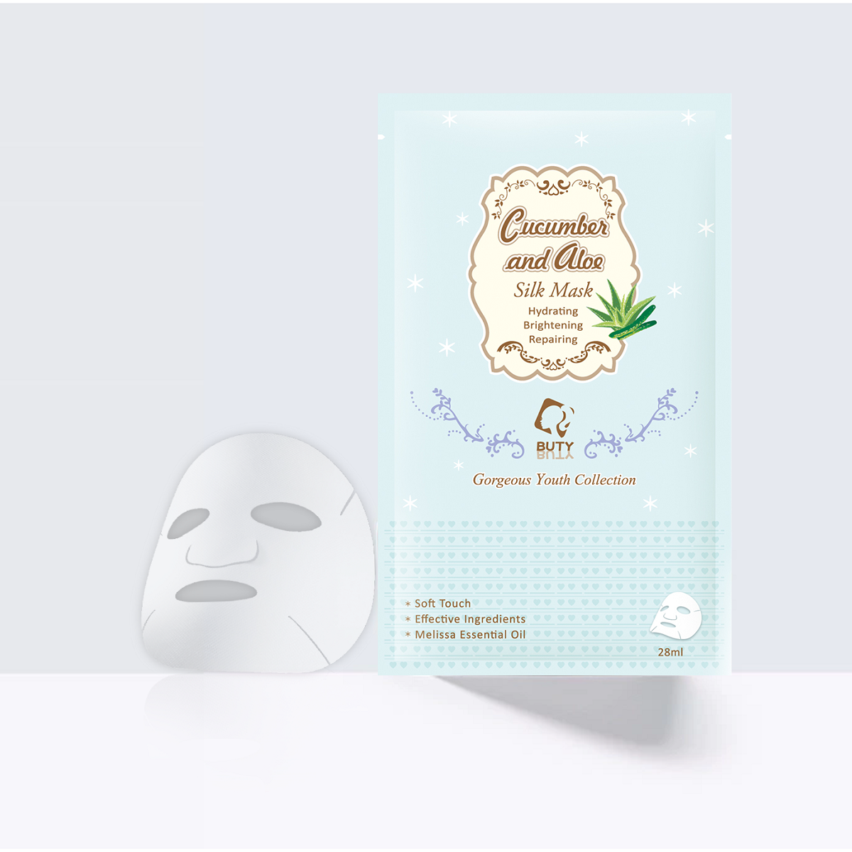 Mặt nạ lụa sạch nhờn Buty Buty Esculin Refreshing Silk Mask