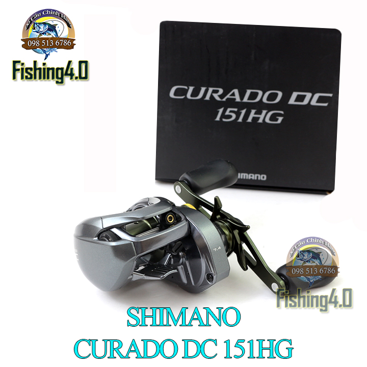 Máy Câu Cá Shimano Curado Dc 151hg