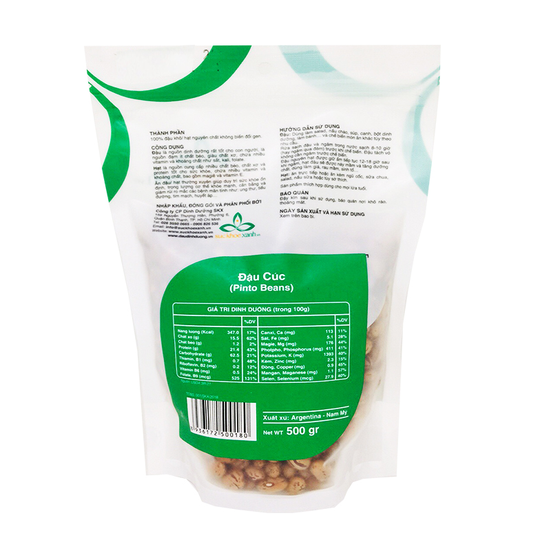 Đậu cúc Pinto nguyên hạt USA -500g
