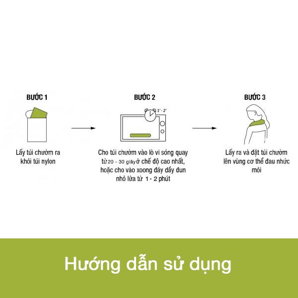Túi chườm mắt thảo dược Hapaku