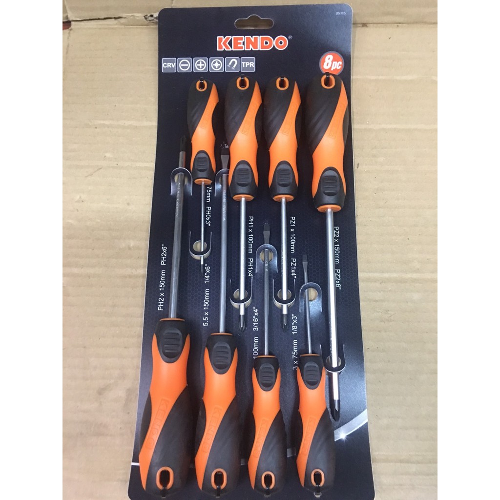 BỘ TUA VÍT 8 CHI TIẾT KENDO 85115