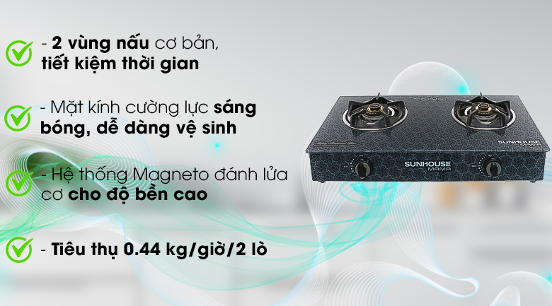 Bếp ga Sunhouse MMBB0787/MMBI0787