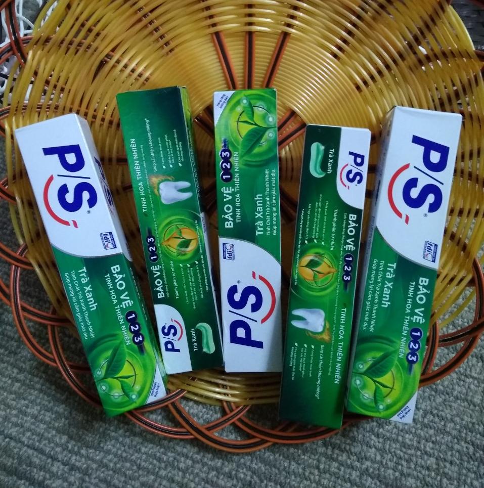 Kem đánh răng PS trà xanh 30g Combo 5 hộp
