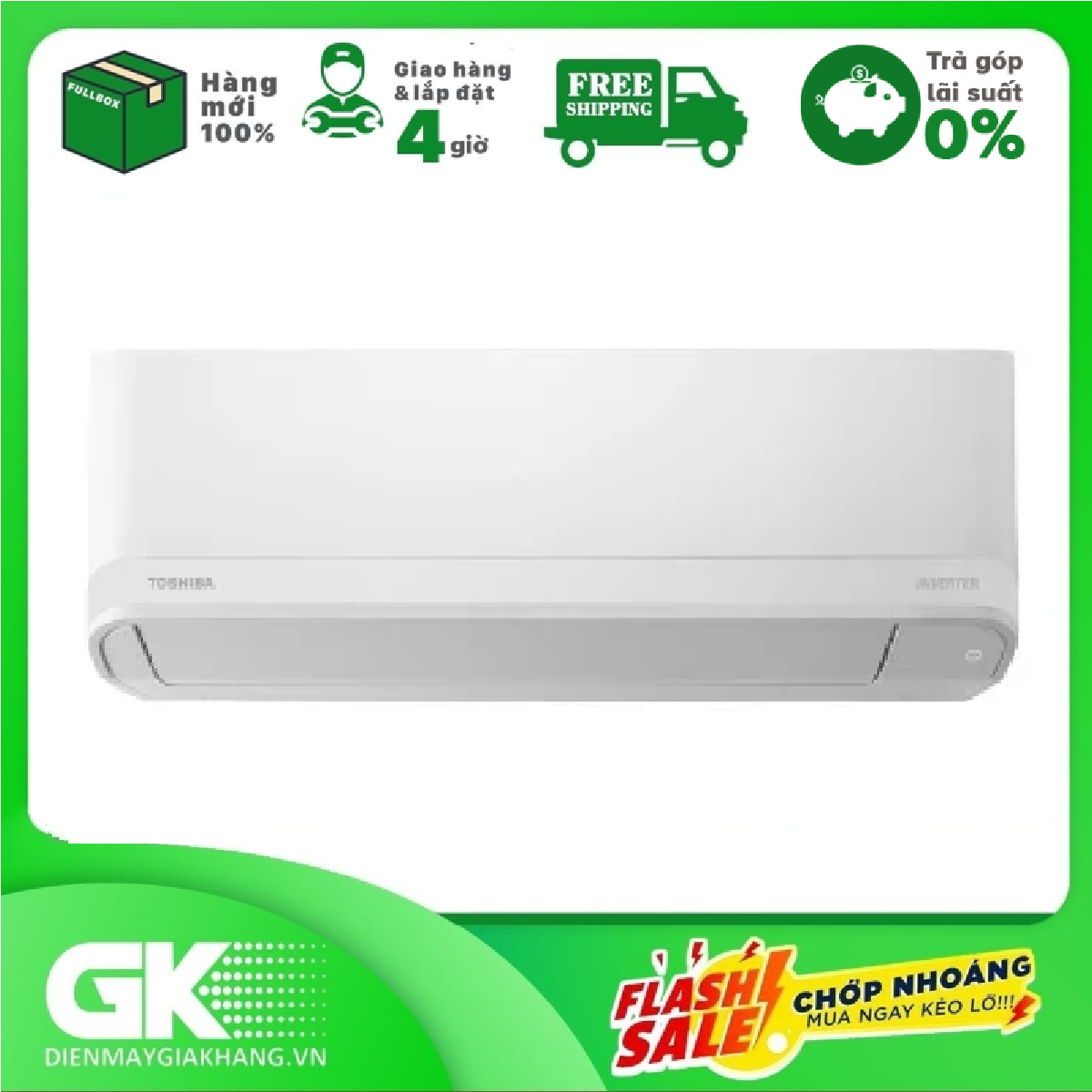 Máy Lạnh/Điều Hòa Toshiba RAS-H10X2KCVG 1 HP