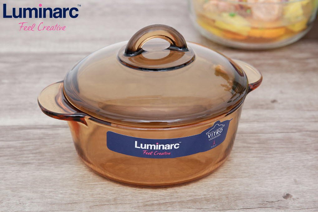 NỒI THỦY TINH LUMINARC VITRO AMBERLINE GRANITE N2846