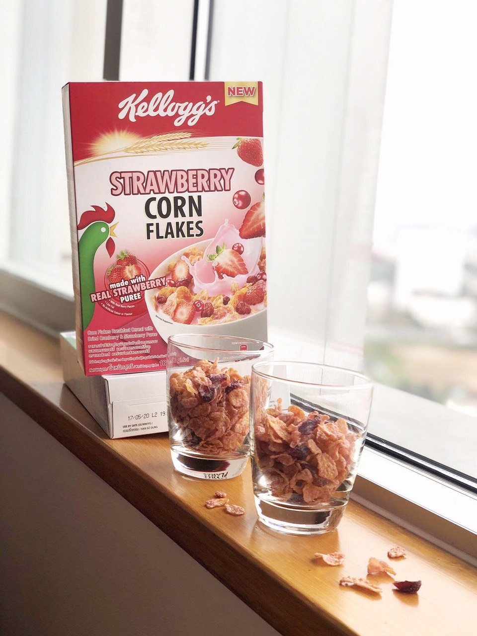 Ngũ cốc ăn sáng Kellogg's dâu bắp 180g