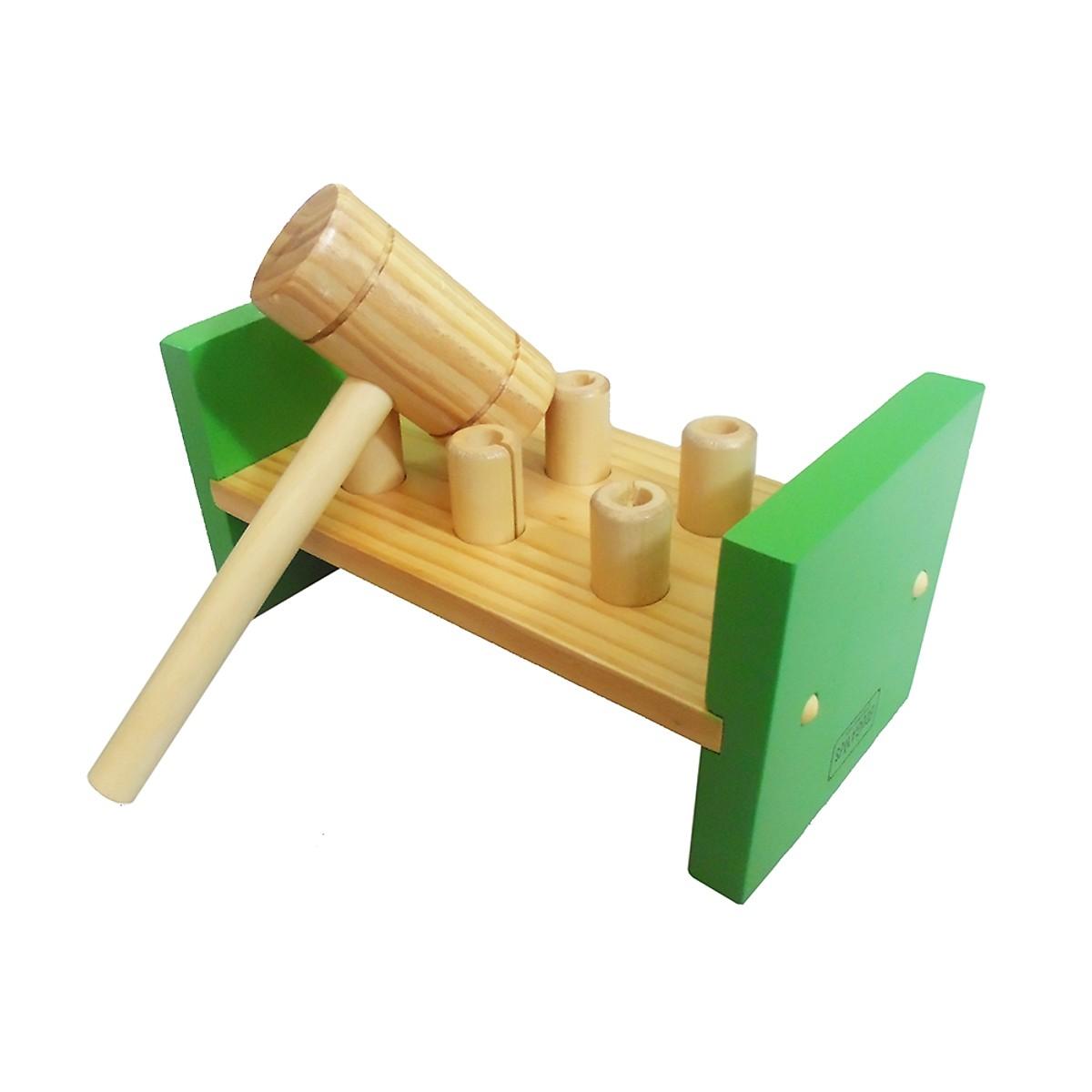 Đồ Chơi Gỗ EDUGAMES GA507 Bộ Búa Cọc