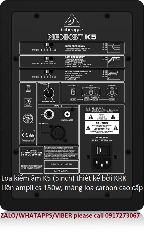 Loa kiểm âm Behringer NEKKST K5