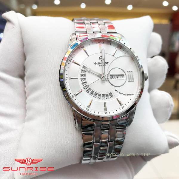 Nơi bán Đồng Hồ Nam Sunrise 1130SA - Full hộp , túi , thẻ BH hãng - Sapphire chống xước , chống nước