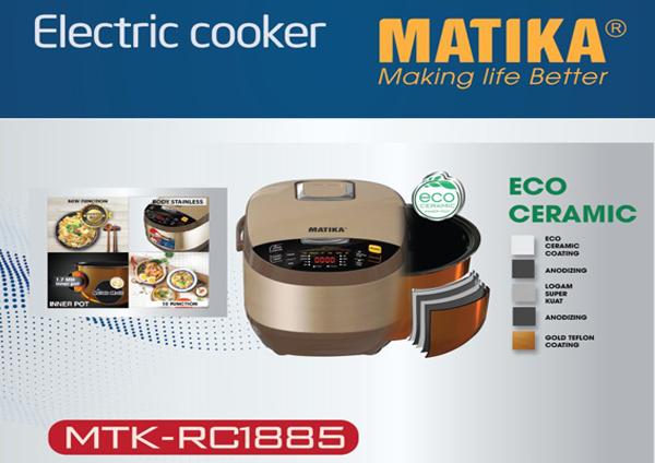 Nồi cơm điện Matika MTK-RC1885 1.8L