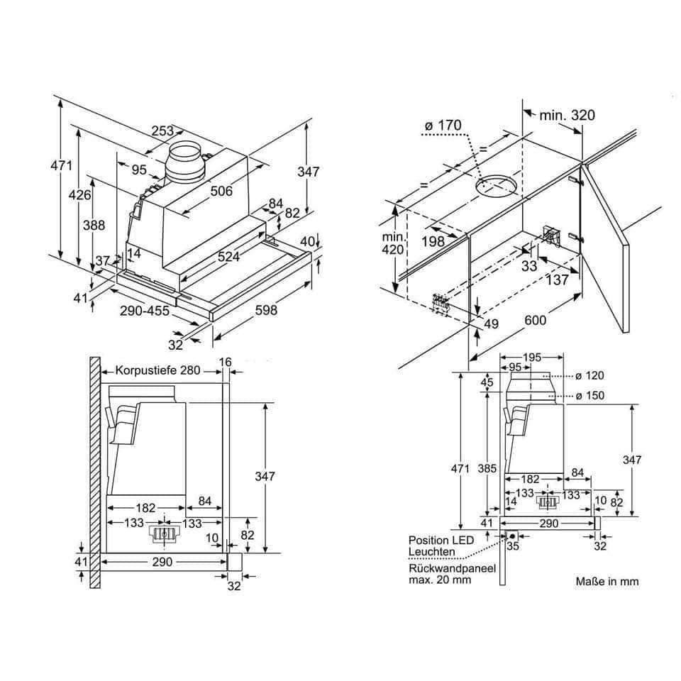 MÁY HÚT MÙI BOSCH DFS067J50 SERIE 8