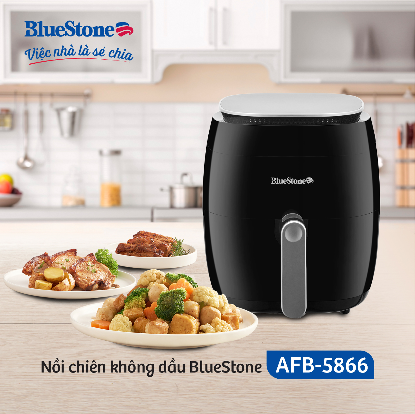 Nồi chiên không dầu Bluestone AFB-5866